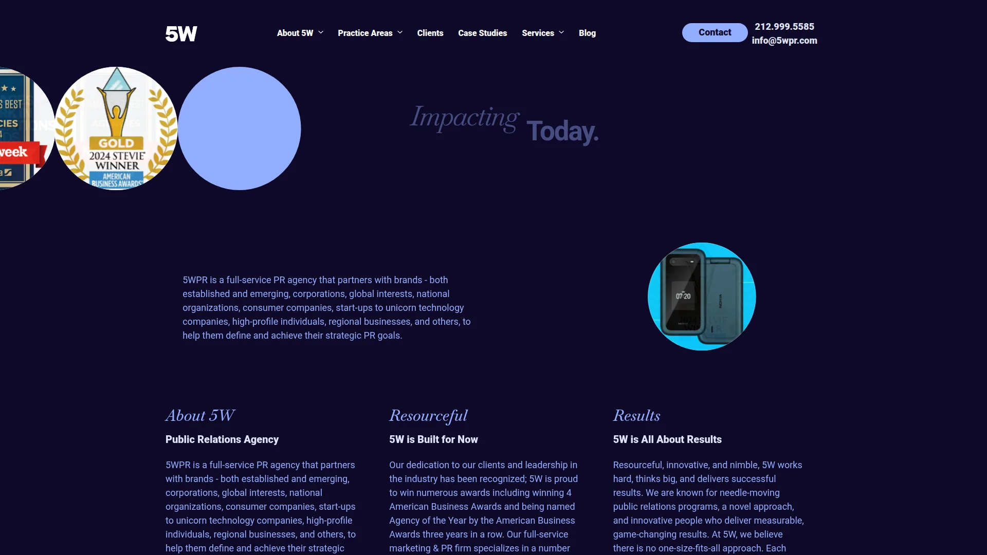 5WPR website screenshot