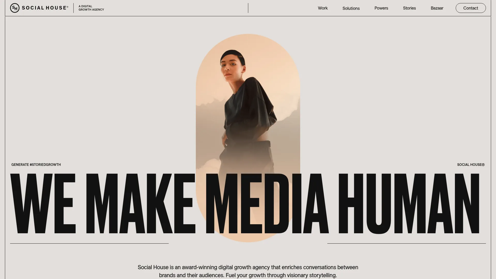 Social House, Inc. website screenshot