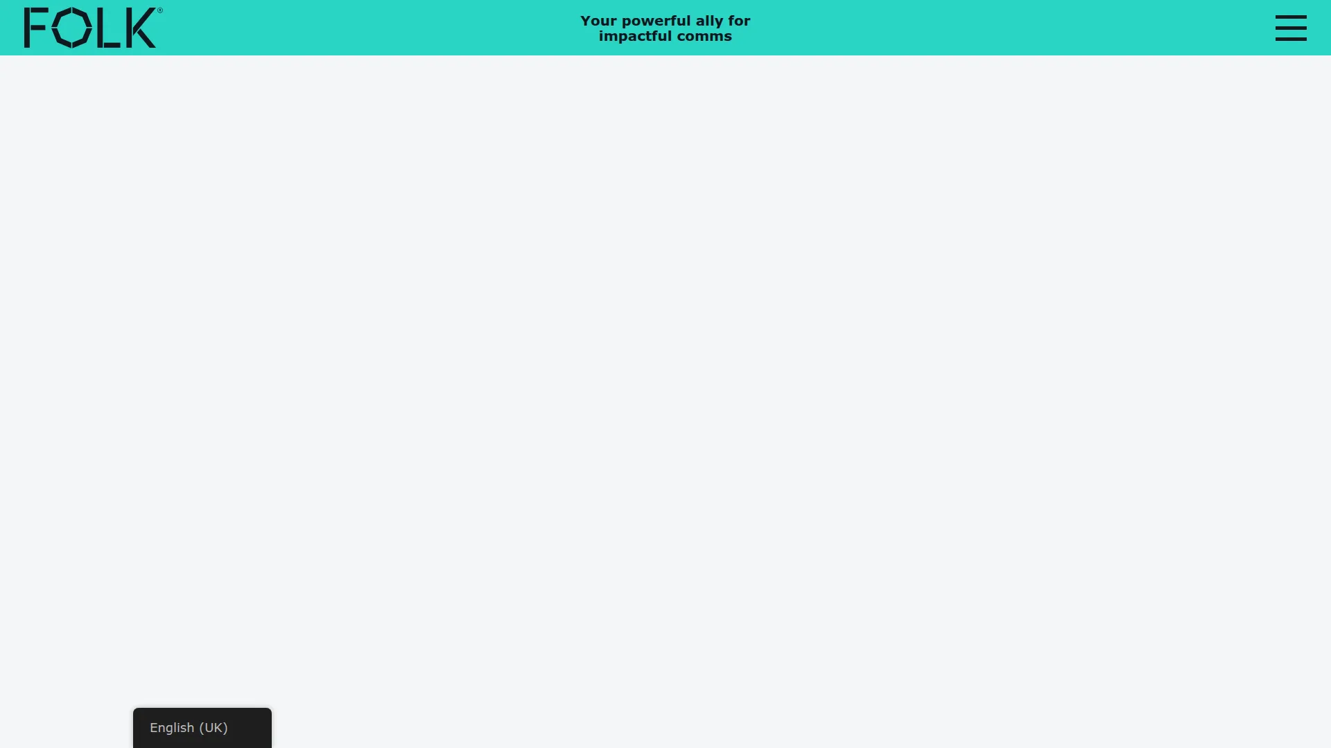 Folk website screenshot