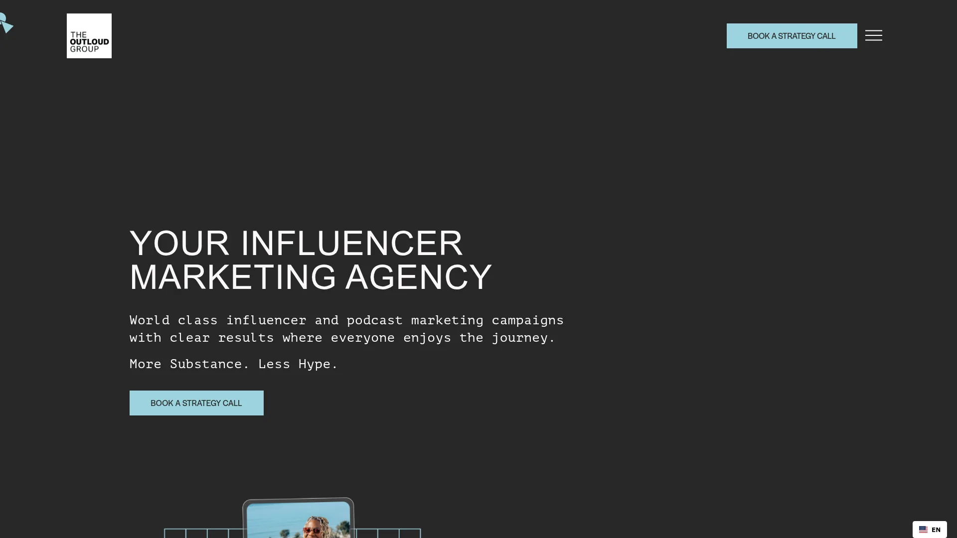 The Outloud Group website screenshot
