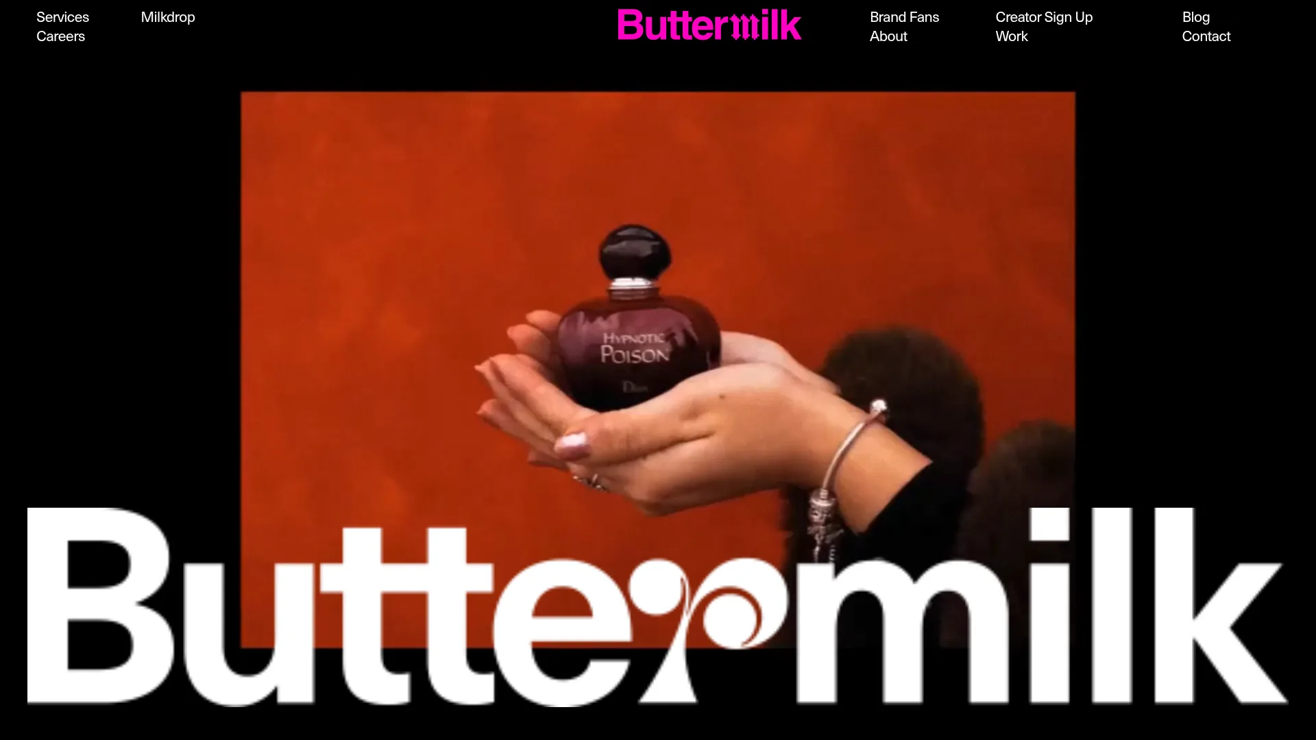 Buttermilk Agency website screenshot
