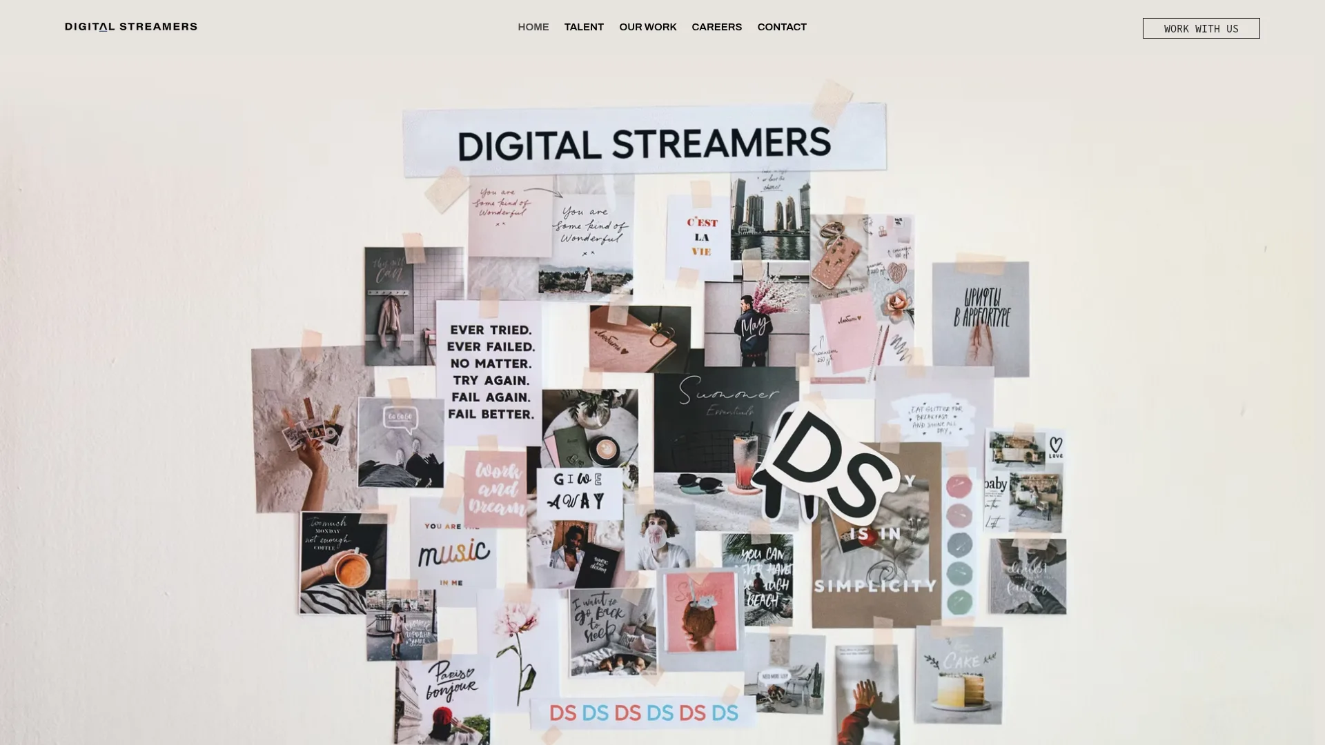 Digital Streamers website screenshot