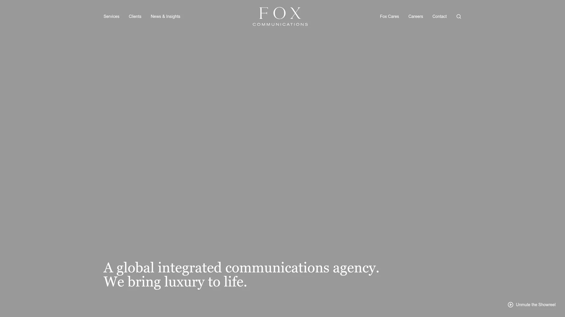 Fox communications website screenshot