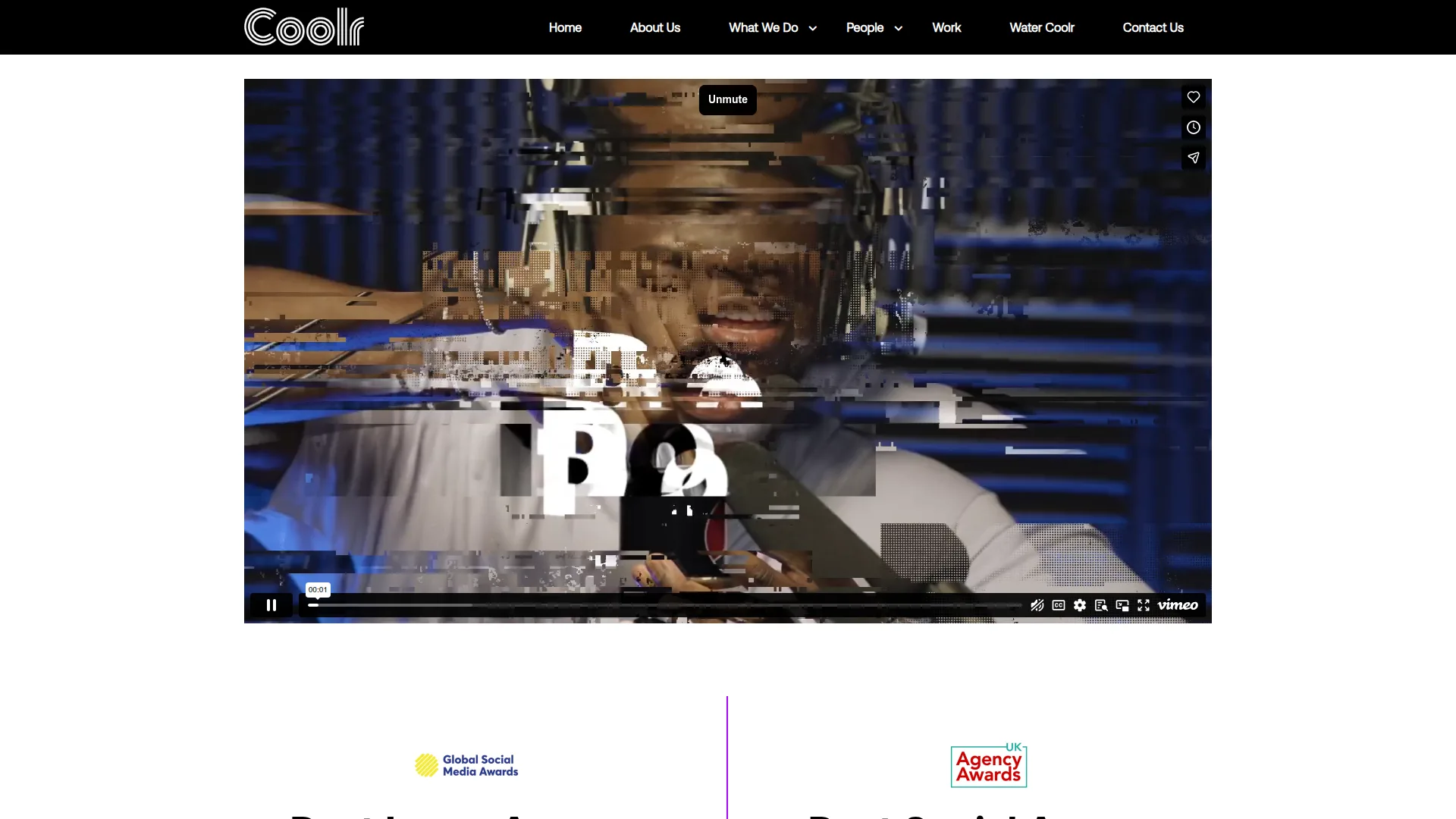 Coolr website screenshot